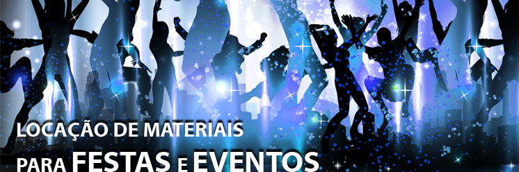 Locação de materiais para festas e eventos