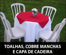 Toalhas, Cobre manchas e Capas de Cadeira